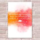 Placa Decorativa Versículos Bíblicos 24 Mdf 30x45cm