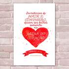 Placa Decorativa Versículos Bíblicos 30 Mdf 20x30cm