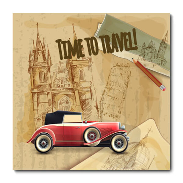 Placa Decorativa - Viagem - 1429plmk