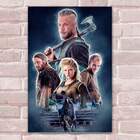 Placa Decorativa Vikings 10 Mdf 30x45cm