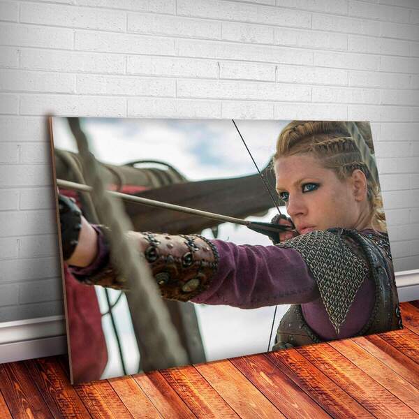 Placa Decorativa Vikings 4 Mdf 30x45cm