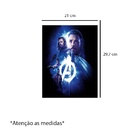 Placa Decorativa Vingadores Mod 03 *atenção As Medidas*
