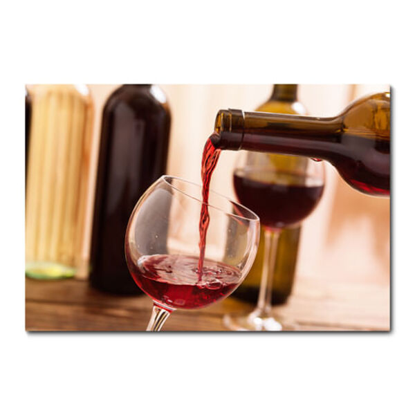 Placa Decorativa - Vinho - 1191plmk