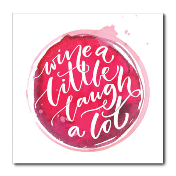 Placa Decorativa - Vinho - 1673plmk