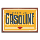 Placa Decorativa Vintage Carros Posto Gasoline 20x30cm