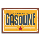 Placa Decorativa Vintage Carros Posto Gasoline 30x40cm