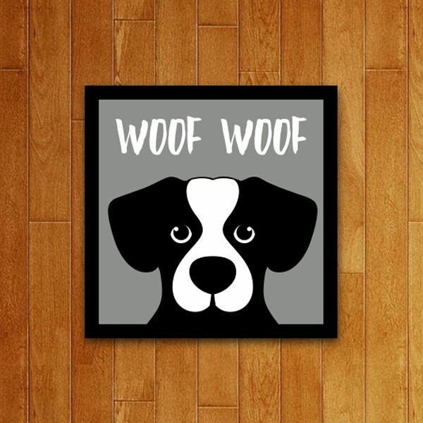 Placa Decorativa Woof Woof V2