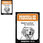 Placa Em Pol 18x23cm - Procura-se Destruidor De Chinelos