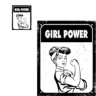 Placa Em Poliestireno 18x23cm - Girl Power