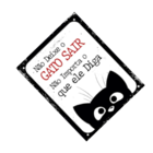 Placa Em Poliestireno 18x23cm - Nao Deixe O Gato Sair, Nao Im