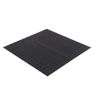 Placa Emborrachada Pastilha Alta 50x50cm Preto