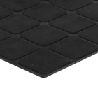 Placa Emborrachada Pastilha Quadriculada 50x50cm Preto Caixa