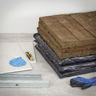 Placa Ensacado de Lã de Rocha 1,2x0,6mx50mm Biolã