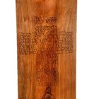 Placa Entalhada Pai Nosso