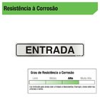 Placa "Entrada" 5x25cm