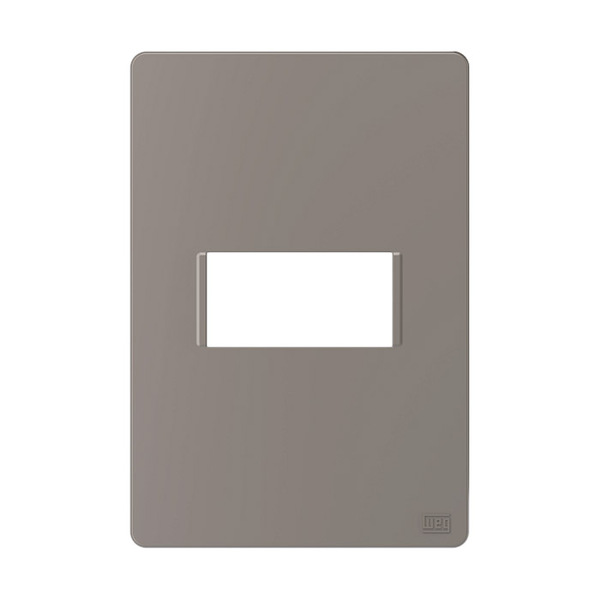 Placa Esatta 4x2 1módulo Argila-weg