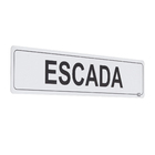 Placa "Escada" Plástico 5x25cm