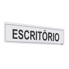 Placa "Escritório" Plástico 5x25cm