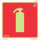 Placa Extintor Água - 20X20Cm