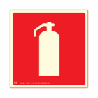 Placa Fotolumi Pvc 0,5 - 15x15cm - Extintor De Incendio