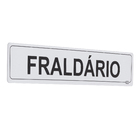 Placa "Fraldário" Plástico 5x25cm