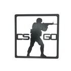 Placa Game Mdf: Cs Go