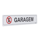 Placa "Garagem" Plástico 5x25cm