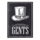 Placa Gents 20x29cm