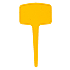 Placa Identificação Plus 12x6cm  Amarelo