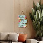 Placa Indicativa Decoração Família Flores Cozinha Frases