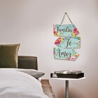 Placa Indicativa Decoração Família Flores Cozinha Frases