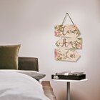 Placa Indicativa Decoração Sala Lar Flores Folhas