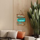 Placa Indicativa Para Decoração Frases Sala Hall De Entrada