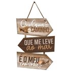 Placa Indicativa Para Decoração Mar Frases Cozinha