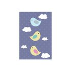 Placa Infantil Decorativa Pássaros 20x30cm