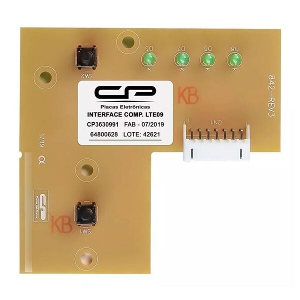 Placa Interface Compatível Para Lavadora Electrolux Lte09 645