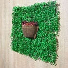 Placa Jardim Vertical Artificial Buxinho 25x25 Muro Inglês