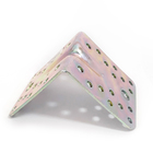 Placa Junção Dobrada Pesada 90x100x3mm Aço Galvanizado Minubras