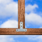 Placa Junção em “T” 145x150x2,5mm Aço Galvanizado Minubras