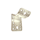 Placa Junção Moldada para Eucalipto com Plano 85x85x65mm Aço Galvanizado Minubras