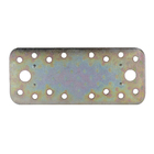 Placa Junção Reta Pesada 130x55x2,5mm Aço Galvanizado Minubras