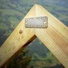 Placa Junção Reta Pesada 65x170x2,5mm Aço Galvanizado Minubras