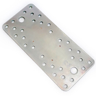 Placa Junção Reta Pesada 90x200x3mm Aço Galvanizado Minubras