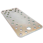 Placa Junção Reta Pesada 90x200x3mm Aço Galvanizado Minubras