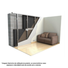 Placa Lã De Pet Preto 1200 X 600 X 25 Mm - 30kg/m3 - 6 Unidad