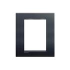 Placa Living Light 4x4 3+3 Postos Anthracite - Bticino