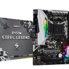 Placa Mae Asrock B450m Steel Legend Am4 / Usb 3.1/ Type-com D