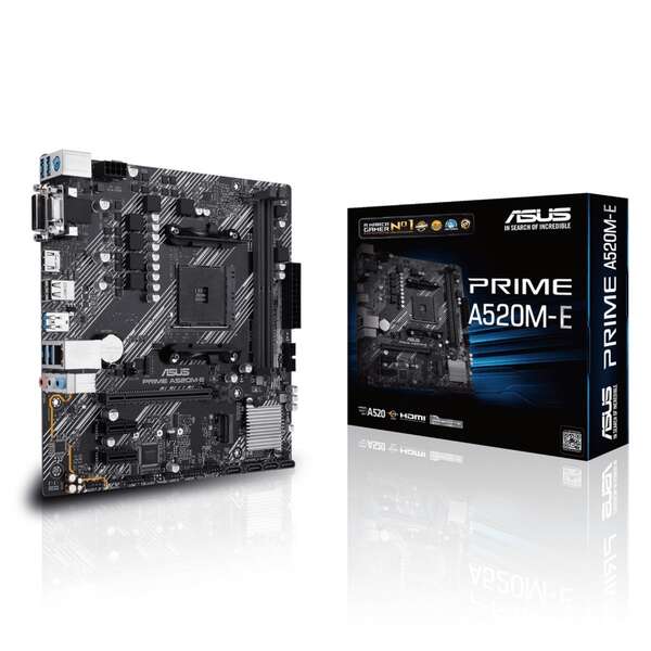 Placa Mãe Asus Am4 Prime A520m-e