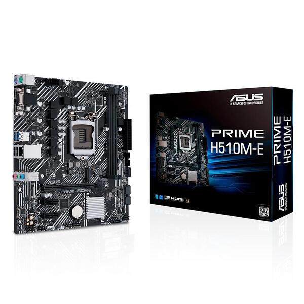 Placa Mãe Asus Prime H510m-e, Intel Lga 1200, Microatx, Ddr4