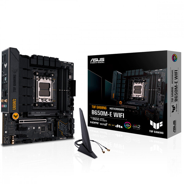 Placa Mãe Asus Tuf Gaming Para Amd Am5 B650m-e Wifi 4xddr5 Ma